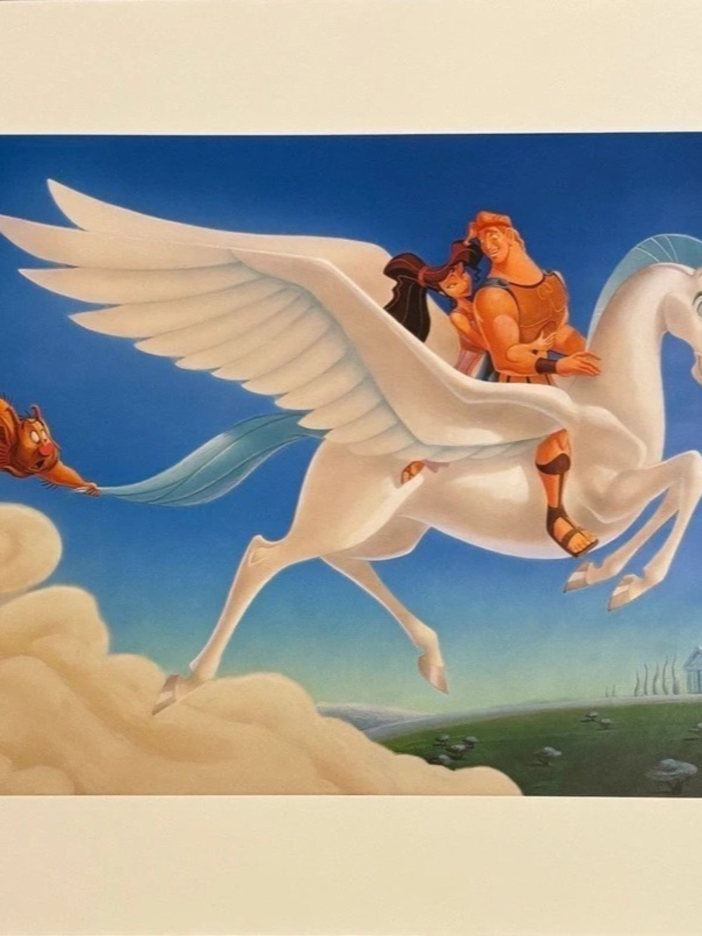 Disney Hercules Exclusive Commemorative Lithograph Art Print